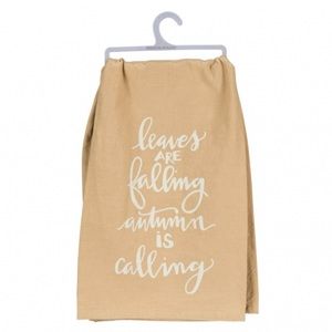 Leaves are Falling Kitchen Tea Towel